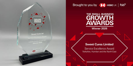 Sweet Cures Limited Wins Regional Service Excellence Award and Progresses to National Finals