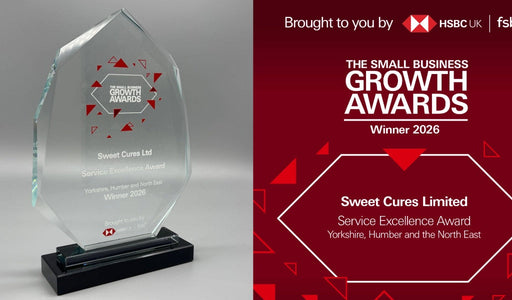Sweet Cures Limited Wins Regional Service Excellence Award and National Customer Award!
