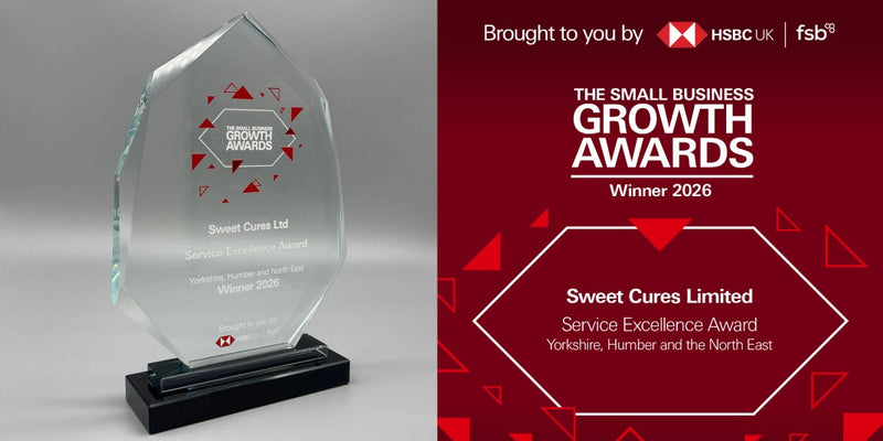 Sweet Cures Limited Wins Regional Service Excellence Award and National Customer Award!