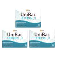 UniBac Original 9 Bundle. 3 x UniBac Original 9 Live Bacteria Blend. 3 for 2 Bundle.