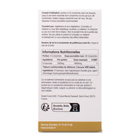 Waterfall D-mannose Original Caplets Value Pack box side. French.