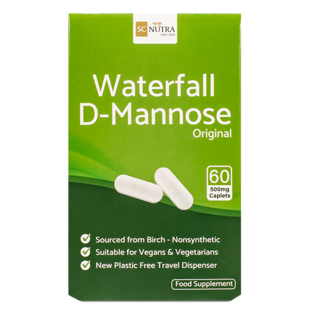 SC Nutra Waterfall D-Mannose Caplets 500mg