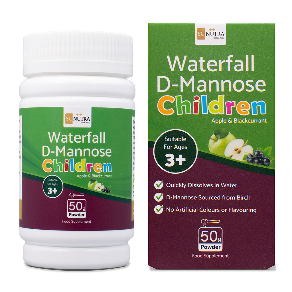 SC Nutra Waterfall D-Mannose Children's Apple & Blackcurrant Powder