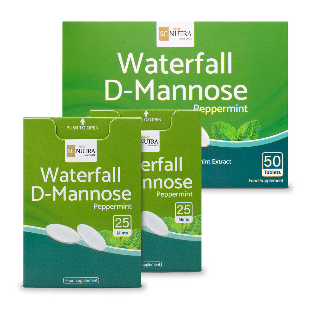 SC Nutra Waterfall D-Mannose Peppermint Mints