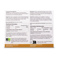 Back of the box for Waterfall D-Mannose Instant Powder 10 Pack. Directions, Suitable for, Best before, Nutritional information and SC Nutra customer support information.