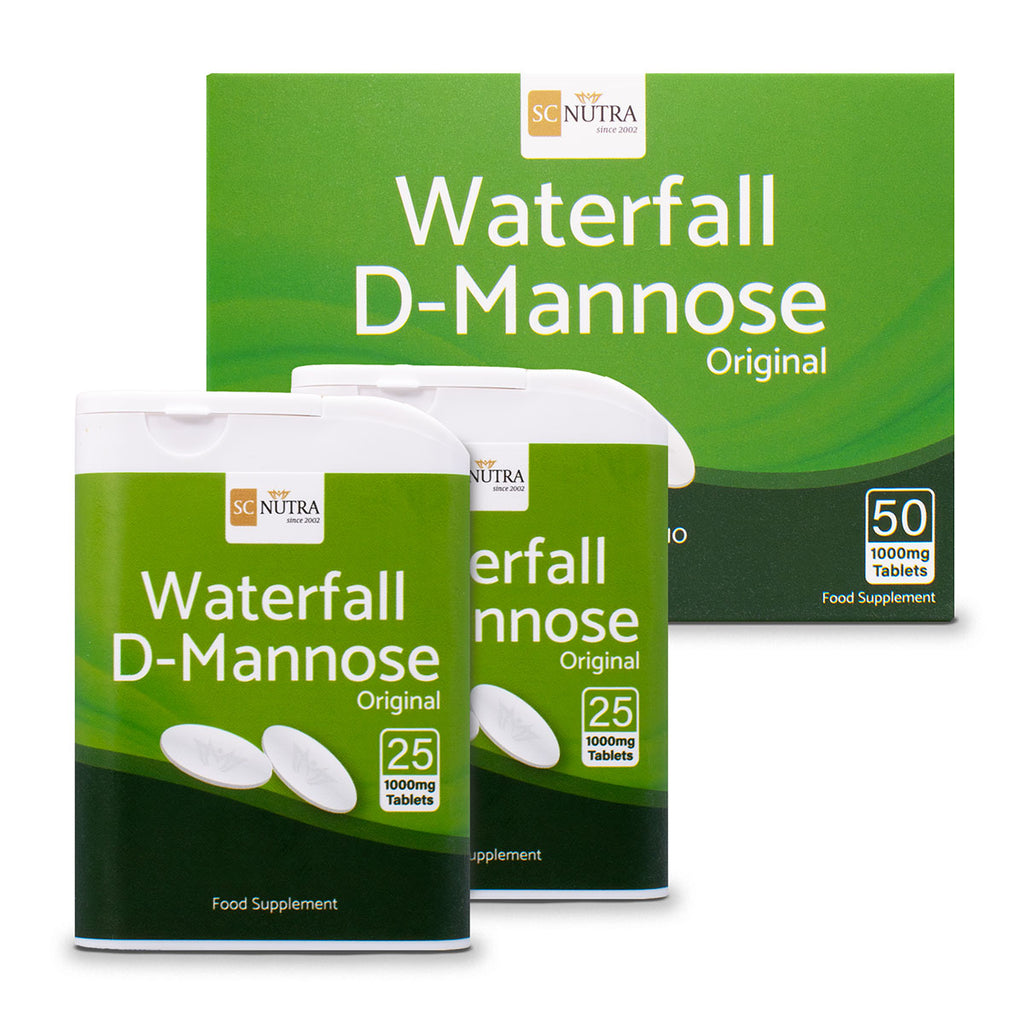 SC Nutra Waterfall D-Mannose Tablets 1000mg