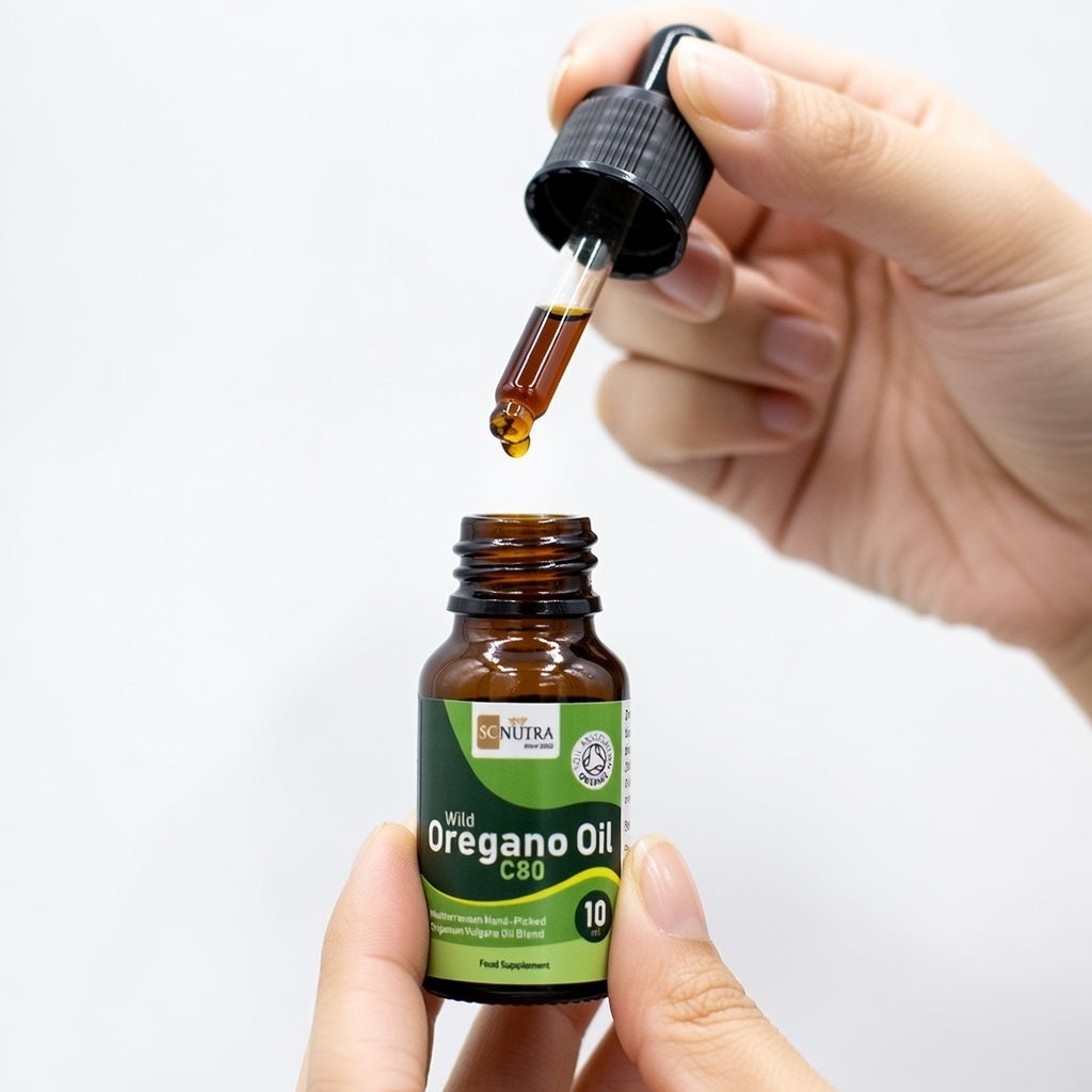 Organic Wild Oregano Oil C80 10ml | 80%+ Carvacrol | Low Thymol