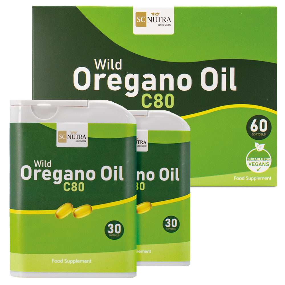SC Nutra Wild Oregano Oil Vegan Softgels
