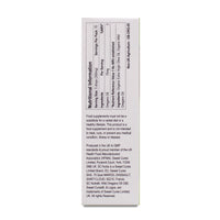 Wild Oregano Oil C80 10ml box side showing Nutritional information, food supplement warnings and Sweet Cures Limited manufacturer information.