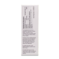 SC Nutra Wild Oregano Oil C80 25ml box side showing nutritional informational. Manufactured by Sweet Cures Limited.