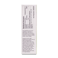 Wild Oregano Oil C80 5ml box side showing Nutritional information, food supplement warnings and Sweet Cures Limited manufacturer information.