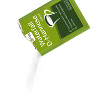 Waterfall D-Mannose Sachet easy tear paper based sachets. Lifestyle image showing tipped sachet with D-mannose powder pouring out.